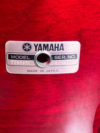 Yamaha Recording Custom TT914RF 14"x12" Tom 1980s Made in Japan - $450 (alameda)63471438719875120