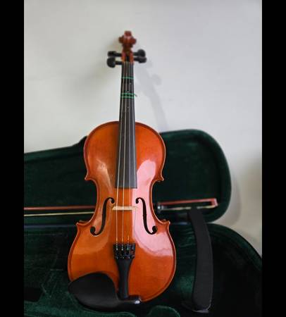 FULL SIZE (4/4) STUDENT VIOLA OUTFIT (WITH CASE, BOW & ACCESSORIES) 1