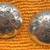 Vintage Southwestern Sterling Silver Concho Earrings 1 thumbnail