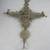 Byzantine Orthodox Vintage Solid Brass Wall Hanging Cross 28" Tall 10 thumbnail