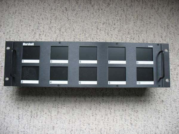 Marshall Electronics rack mtd. viewing screen panels 1