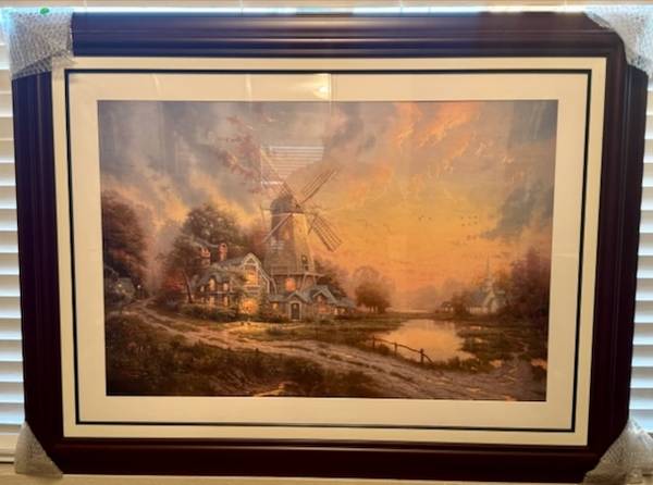 Thomas Kinkade Painting - Lamplight Manor 1