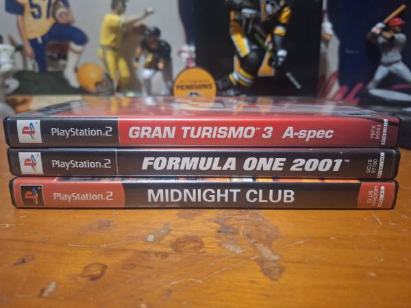 PS2 Racing Game Lot – Midnight Club GH, Gran Turismo, F1 – $35 1