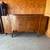 Antique Edwardian Era Mahogany Bow Front Sideboard with Inlay 1 thumbnail