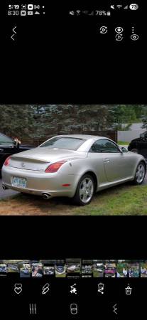 2005 lexus sc430 descapotable con techo rígido - $12,000 (Merrimack valley)63623750820609121