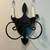 Pair of Beautiful Black and Gold Sconces—Great Condition 3 thumbnail