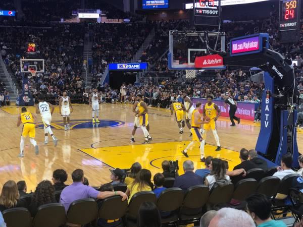 Warriors Tickets Lower Level Row 1!! 1