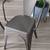 Chairs, Metal Stackable Indoor/Outdoor Set (4) 5 thumbnail