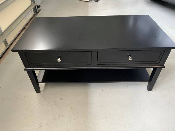 Ameriwood Home Modern Composite Black 41.14-in W x 18.5-in H 1