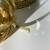 (lamp)-Vinatage Deco Brass Prism Drum Pendant light (1920s-1930s) 2 thumbnail