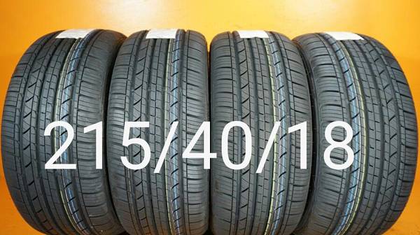 4 New Tires 215/40/18 llantas nuevas 1