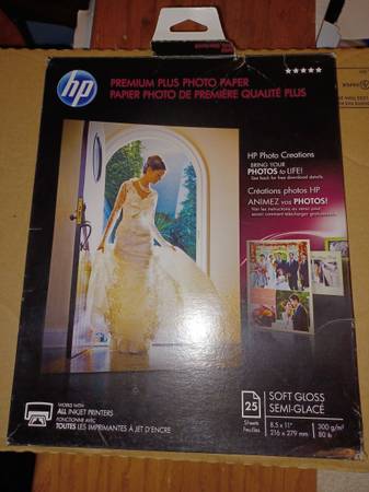 HP PHOTO PAPER (50% OFF) PREMIUM PLUS 50 SHEETS GLOSSY GLACE 1