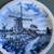 Vintage Cobalt Blue Delft Windmill Plate 3 thumbnail
