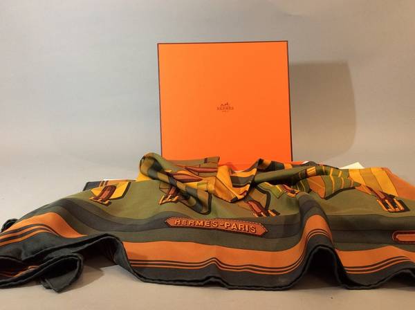 Hermes Silk Scarf With Box 1