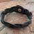 Men's Braided Leather Bracelet 2 thumbnail