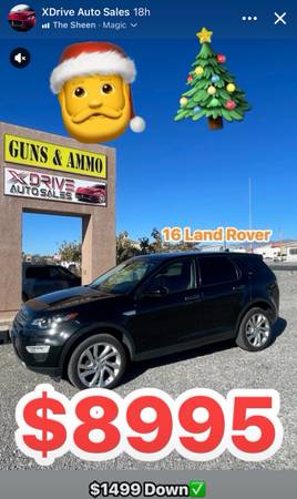 🎅🎄2016 Land Rover Discovery $1499 Down✅✅✅ 1
