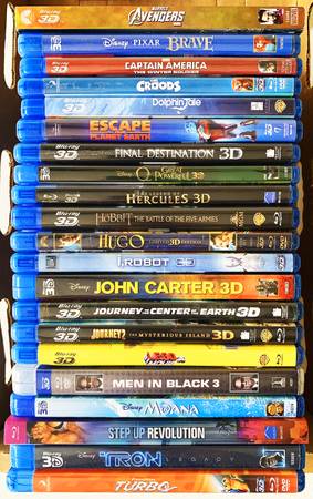 3D Blu-ray Movie Sale! Updated 8/12 1
