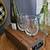 Handcrafted Oak Wine Caddy with Glasses 1 thumbnail