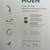 New MOEN 4 pc Bath kit; bar, ring, hook, etc 3 thumbnail
