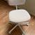 IKEA BLECKBERGET Swivel Chair, Klovsta white/gray 2 thumbnail