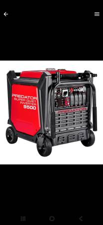 Electric start predator 9500 inverter generator 1