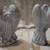 2 decorative angel figurines, made of ceramic! 3 thumbnail