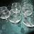 6 Vintage 3-oz Crystal Brandy Cognac Shot Glasses with etched grapes 14 thumbnail