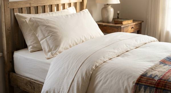 Cotton Sheets Single Bed – Handloom 90x60 with Pillow Cover 1