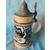 Vintage Ceramic Beer Stein With Pewter Lid 8” Tall 1 thumbnail