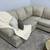 Ashley 3-Piece Beige Sectional Couch 2 thumbnail