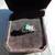 Natural Chrysoprase Ring Bohemian Custom Ring Size 7.25; one of a kind 10 thumbnail