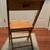 Vintage Snyder All Wood Slatted Folding Chair USA 3 thumbnail