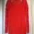 BLQ MKT BLACK MARKET ORANGE LONG SLICED SLEEVE MINI DRESS Sz Small 7 thumbnail