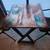 Hand-Made Flame-Painted Copper-Top Table with New Designer Legs 2 thumbnail