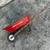 Decorative Garden Planter Wheel-barrel Red metal &Wood 7 thumbnail