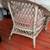 Big WICKER PATIO CHAIR Indoor Outdoor Lawn Yard Cushioned Furniture 3 thumbnail