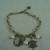 Sterling Silver Pearl Charm Bracelet Team Imagine Bumble Bee Anchor 8. 1 thumbnail