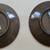 Two 1960 Glit Pottery Iceland Lava Wall Hanging Studio Pottery Plates 5 thumbnail