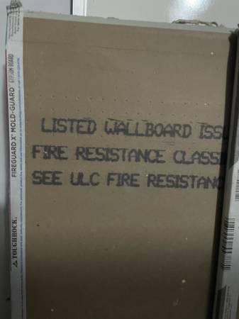 ToughRock brand Fireguard X Mold-Guard drywall gypsum boards 1