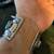 Heavy  sterling silver, and turquoise Cuff bracelet, watchband 7 thumbnail