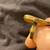 Vintage Sterling Agate Ring-Engraved 2 thumbnail