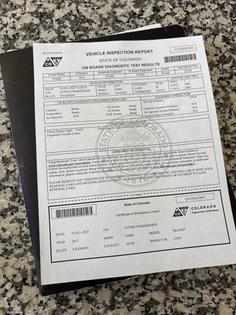 2015 Ford 250 transit excellent condition - $7,000 (Aurora)63621874312193121