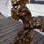 RARE Antique Victorian Cast Iron Brass Bronze Side Table 6 thumbnail