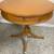 Vintage Chippendale Drum Table, 2 Drawers & brass feet 28”W x 27”H 9 thumbnail