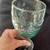 Glassware, vintage, set of 3 stemware glasses, embossed 2 thumbnail