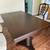 Solid wood dining table + 4 upholstered chairs 2 thumbnail