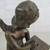 Cherub Vintage MCM Brass Statue Writing On Tablet 8" Tall 4 thumbnail
