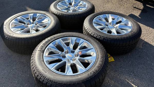 2024 20 inch CHEVY RIMS AND TIRES , 6 lug - $1,400 (Auburn)63470088605569122