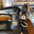 Antique Singer Sewing Machine & Table w Knee Controller electric 6 thumbnail