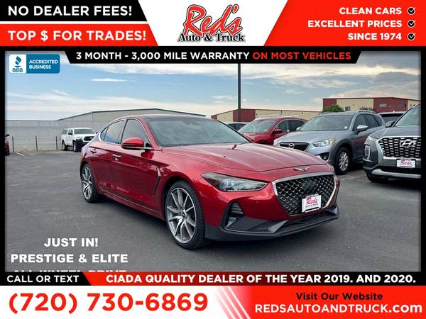 1 2021 Genesis G70 G 70 G-70 20T FOR 1